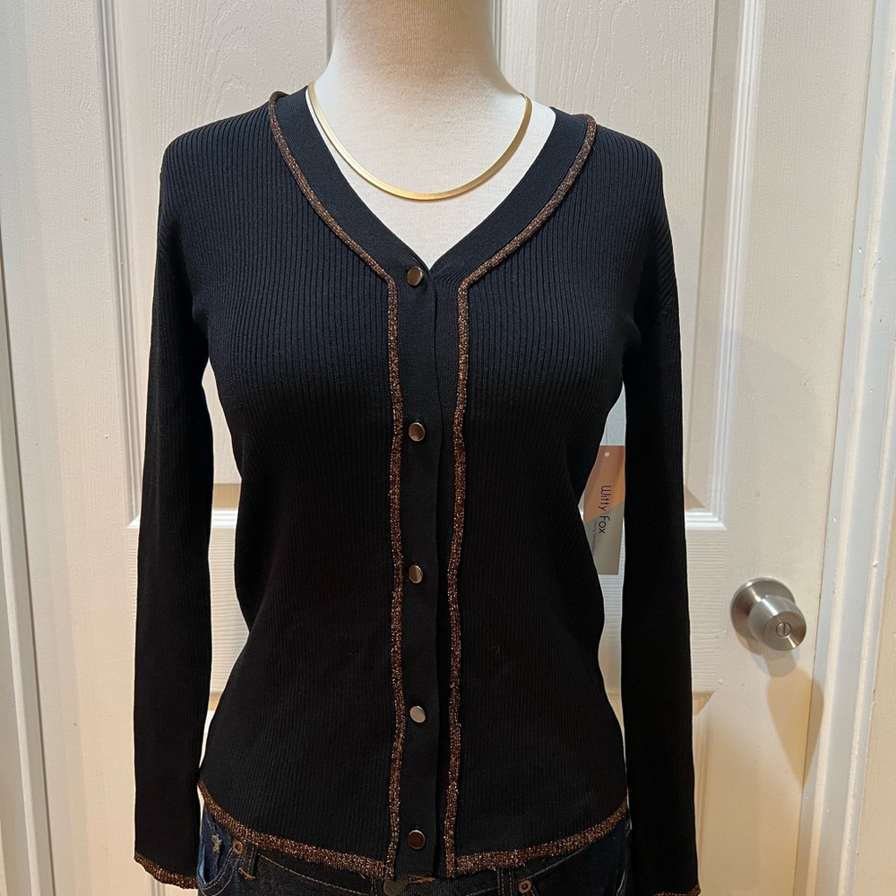 Cooper Piping Cardigan Sweater -Visit the Whitty Fox Post -Join Me Live & Bundle